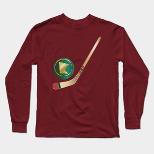 NHL - MN Gold Wheat Red Green Long Sleeve T-Shirt